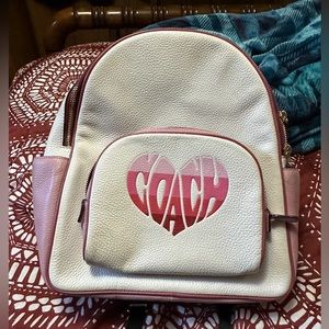 Gently carried Coach backpack.